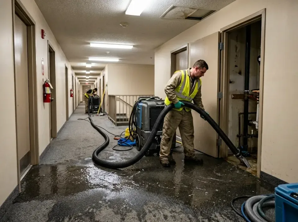 multi-unit-apartment-hallway-f-005 — frequently asked questions, Emergency Burst Pipe Water Extraction & Removal in Norco, LA